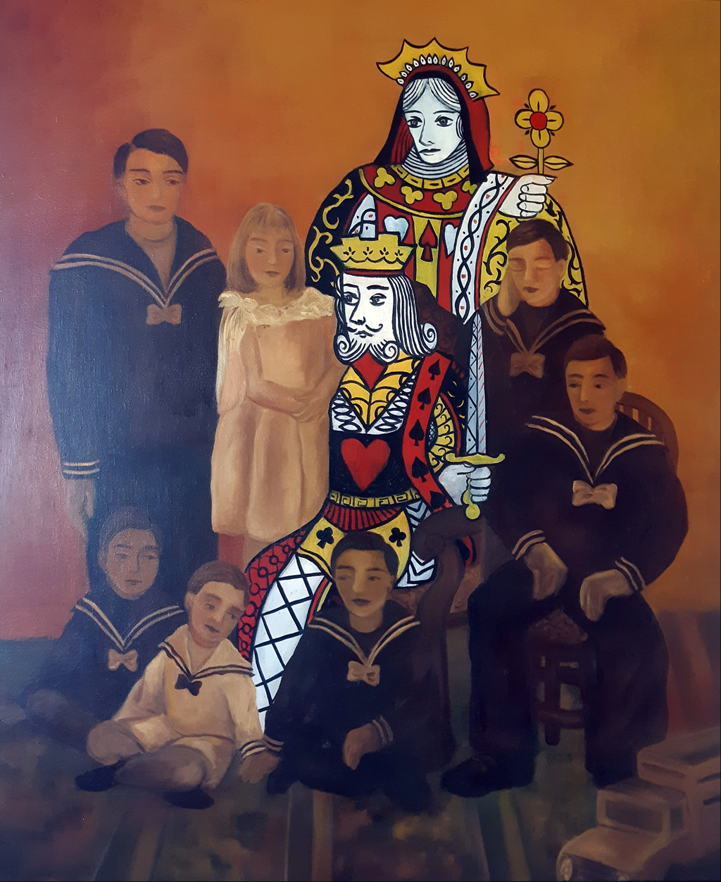 retrato familiar del kaiser Guillermo II